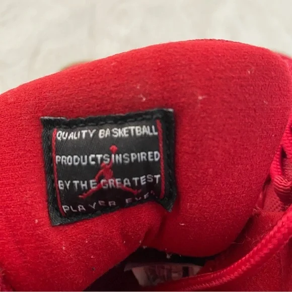 Air Jordan 11 Retro ‘Win Like 96’ Red High-Top Sneakers Basketball Size 6.5Y - Picture 8 of 11
